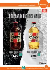 Volantino GrosMarket Pagina 31: Ichnusa metodo lento €0,98, Ichnusa non filtrata €1,09