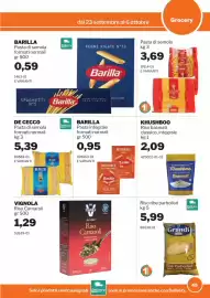 Volantino GrosMarket Pagina 45: Pasta integrale Barilla €0,95, Pasta di semola pastaZARA €3,69