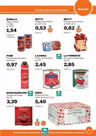 Volantino GrosMarket Pagina 47: Polpa di pomodoro Ladoria €2,45, Polpa di pomodoro Mutti €0,53