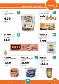 Volantino GrosMarket Pagina 51: Tonno all'olio di oliva Donzela €11,50, Trancetti di tonno Mareblu €5,99