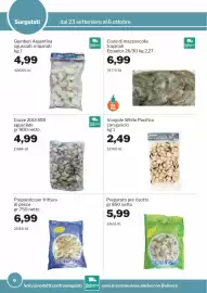 Volantino GrosMarket Pagina 6: Gamberi Argentina sgusciati, impanati €4,99, Code di mazzancolle tropicali €6,99