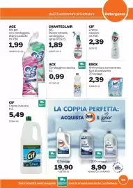 Volantino GrosMarket Pagina 63: ACE Candeggina classica €0,99, Cif Crema classica €5,49