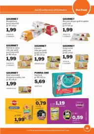 Volantino GrosMarket Pagina 65: Gourmet Delizie in salsa €1,99, Intrecci cibo per gatti €1,99