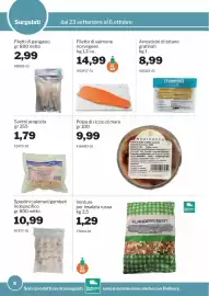 Volantino GrosMarket Pagina 8: Filetto di salmone norvegese €14,99, Arrostitici di totano gratinati marepiù €8,99
