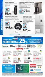 Volantino Ipercoop Pagina 12: Macchina per il caffè espresso Ariete 13041 €79,92, Frigorifero 4 porte Haier €651,75