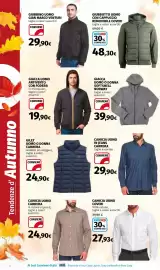 Volantino Ipercoop Pagina 2: Giubbotto uomo con cappuccio removibile coveri €48,30, Camicia uomo in jeans carrera €29,90