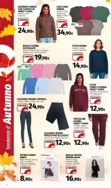Volantino Ipercoop Pagina 6: Giubbino donna con cappuccio Sweet Years €24,90, Giacchina donna €34,90