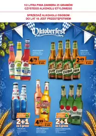Groszek gazetka | Supermarket Strona 7: 1/2 LITRA PIWA ZAWIERA 25 GRAMÓW CZYSTEGO ALKOHOLU ETYLOWEGO SPRZEDAŻ ALKOHOLU
