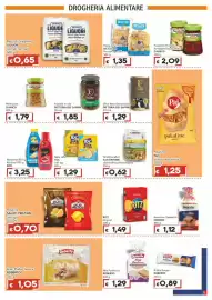 Volantino Italy Cash Pagina 9: Patatine Salati Preziosi €0,70, Mini Panfiocco ROBERTO €1,29