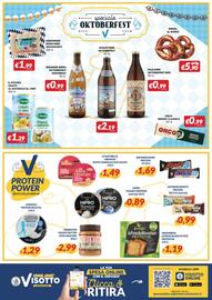 Volantino Supermercati Visotto Pagina 8: Erdinger birra oktoberfest weissbrau €0,99, Naturelle Cremoso €1,49