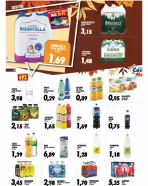Volantino Compri Meglio Pagina 12: Acqua vivace/frizzante Fiuggi €0,29, Calabria mineralizzata gassata €2,98