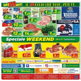 Volantino Idromarket Pagina 16: Scotti riso arborio €1,99, Colasimone patate agata €1,49