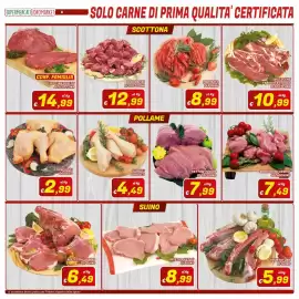 Volantino Idromarket Pagina 8: TONA macinato per ragù €8,99, Bistecche fracosta c/osso di scottona €10,99
