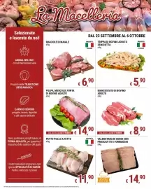 Volantino Tre Valli Supermercato Pagina 2: Polpa, muscolo, punta di bovino adulto €14,90, Biancostato di bovino adulto €8,90