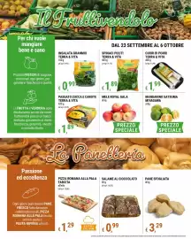 Volantino Tre Valli Supermercato Pagina 3: Salame al cioccolato €0,99, Spinaci Terra & Vita €1,89