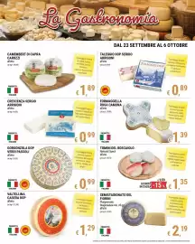 Volantino Tre Valli Supermercato Pagina 5: Gorgonzola DOP Verdi Pascoli €0,99, Formaggella rosa camuna €1,39