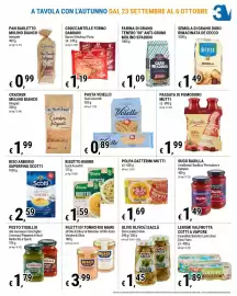 Volantino Tre Valli Supermercato Pagina 9: Filetti di Tonno Rio Mare €3,99, Crocchette forno Damiani gusto ketchup €1,19