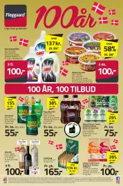 Fleggaard reklamblad Sida 1: Underberg €165,00, Tuborg Carlsberg Somersby €75,00
