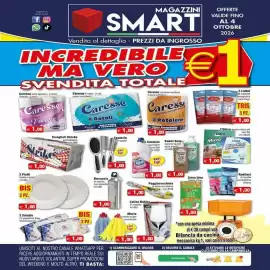Volantino Magazzini Smart Pagina 2: seguici sui canali social: f 90 MAGAZZINI SMART Vendita al dettaglio - PREZZI DA