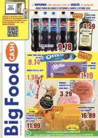 Volantino Big Food Pagina 1: Pepsi PET €0,78, Prosciutto cotto Gran Paese Bombieri €3,29