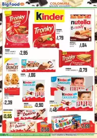 Volantino Big Food Pagina 2: Ferrero Tronky Sandwich €0,79, Nutella B-ready €1,84