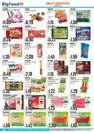 Volantino Big Food Pagina 20: Scarlino wurstel boys puro €0,90, Del Campo Wurstel Pollo €0,22