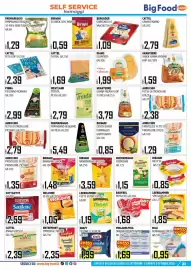 Volantino Big Food Pagina 21: Bergader Gorgonzola €1,09, Philadelphia Original Porzionata €1,69