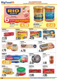 Volantino Big Food Pagina 30: Simmenthal carne lessata €2,85, Rio mare Tonno Leggero €4,79