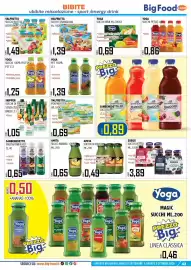 Volantino Big Food Pagina 41: Yoga arancia €1,39, Skipper succhi di frutta senza zucchero €1,05