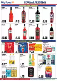 Volantino Big Food Pagina 42: San Benedetto aperitivo analcolico vetro €1,53, Aperol €7,29