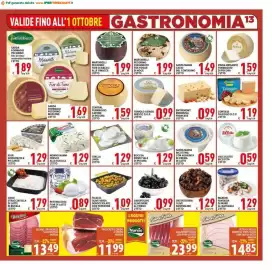 Volantino Iper Triscount Pagina 13: Pettinicchio fior di latte €0,89, Nonno Nanni fresco alla rucola €1,29
