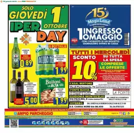 Volantino Iper Triscount Pagina 20: Poggio dei vigneti vino €5,00, Buitoni pizza margherita la alta €1,99