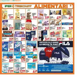 Volantino Iper Triscount Pagina 5: Dufour caramelle primizie €0,99, Milka cioccolate extra golose €2,99