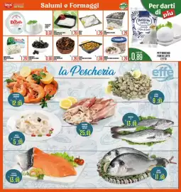 Volantino Supermercati EffePiù Pagina 5: Ortoetrueria Olive Nostraline €1,29, Ficacci olive verdi con peperoni l'etto €1,09