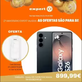 Folheto Expert Página 5: Samsung - galaxy s26 512gb preto noturno €899,99