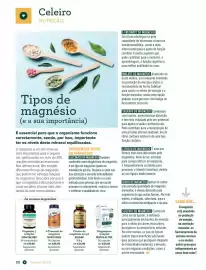 Folheto Celeiro Página 20: Citrato de magnésio em pó solgar €24,99, L-Treonato de magnésio now foods €49,99