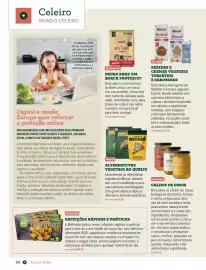 Folheto Celeiro Página 6: Alternativas vegetais ao queijo mooui €2,59, Jarmino caldos de ossos €6,85