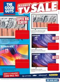 The Good Guys catalogue week 39 Page 3: THE GOOD GUYS MASSIVE SAMSUNG 85 INCH TVSALE SUPER BIG SCREEN! SAMSUNG 55 INCH 85"