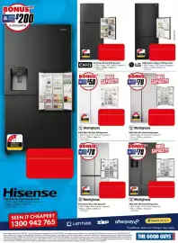 The Good Guys catalogue week 39 Page 3: BONUS.PP THE eGift GUYS Card GOOD $200 VIA ONLINE REDEMPTION Hisense ENERGY RATING
