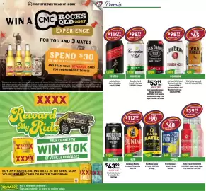 Liquor Legends catalogue Page 6: 18 FOR PEOPLE OVER THE AGE OF 18 ONLY Premix WIN A CMC ROCKS GREAT GREAT GREAT BREWING CO