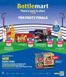 Bottlemart catalogue Page 1: 1 SMIRNOFF VODKA LITRE JOHNNIE WALKER RED LABEL BUNDABERG Make ORIGINAL more rewards $64.99