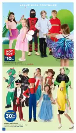 Spotlight catalogue Page 10: VALUE KIDS COSTUMES HOT BUY $10.93 PARTY CREATOR Kids Costumes 1 Available in sizes 1 - 3yr, 3