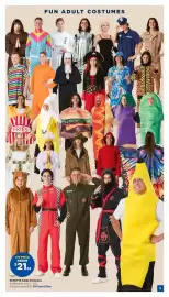Spotlight catalogue Page 9: FUN ADULT COSTUMES FRIES छम VIP PRICE FROM $21.9 ea RTCH AIRFORCE SPARTYS Adult Costumes