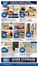 Spotlight catalogue Page 10: A VIP'S SAVE 40% TO 50%OFF FULL PRICE CUSHIONS, CUSHION COVERS, CHAIR PADS & BEAN BAG COVERS C