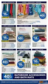 Spotlight catalogue Page 5: 550 GSM EGYPTIAN COTTON ABSORBENT VIBRANT COLOURS SUMMER VIBES B D VIP PRICE $15ea Bath Towel