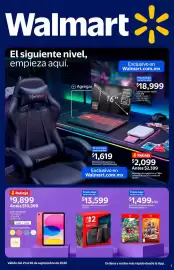 Folleto Walmart Página 1: Nintendo Switch 2 €13.599,00, Star Fox o Splatoon Riders Nintendo Switch 2 €1.499,00