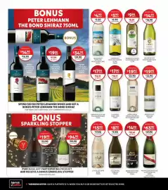 Harry Brown catalogue Page 2: Banrock Station Sauvignon Blanc €8,91, Yellow Tail Bubbles €8,90