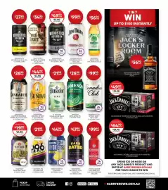 Harry Brown catalogue Page 5: Jim Beam White Bourbon & Cola €99,90, Kirin Hyoketsu Lemon €44,90