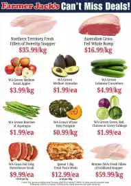 Farmer Jack's catalogue week 39 Page 1: Farmer Jack's Can't Miss Deals! Northern Territory Fresh Fillets of Sweetlip Snapper