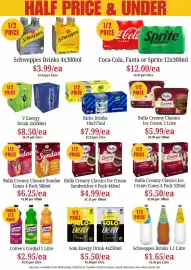 Farmer Jack's catalogue week 39 Page 9: 1/2 PRICE 1/2 PRICE HALF PRICE & UNDER bwep hepp Schweppes THE ORIGINAL SODA WATER 4